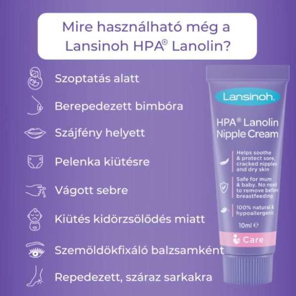 Lansinoh HPA Lanolín na bolestivé bradavky 10 ml