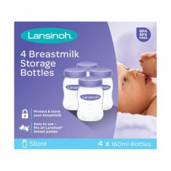   Lansinoh fľaše na skladovanie materského mlieka 160 ml 4 ks