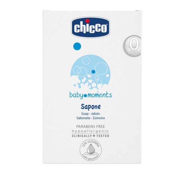 Chicco BabyMoments detské mydlo s glycerínom 100g