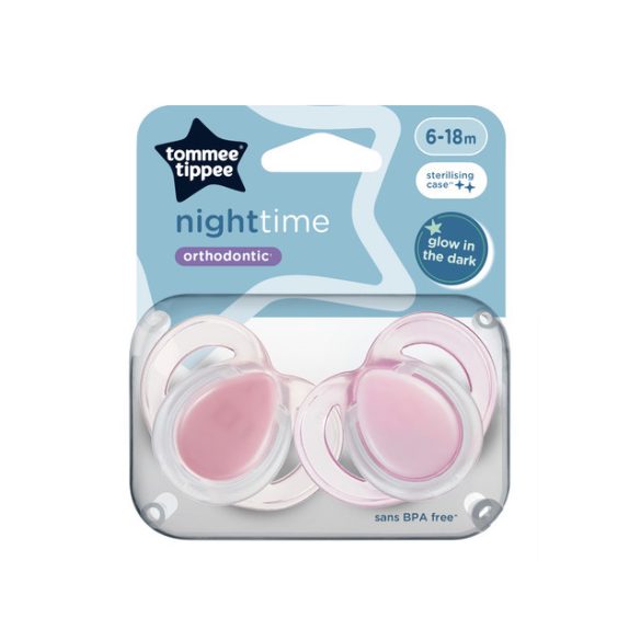 Tommee Tippee Night cumlík (2ks) 6-18 mes