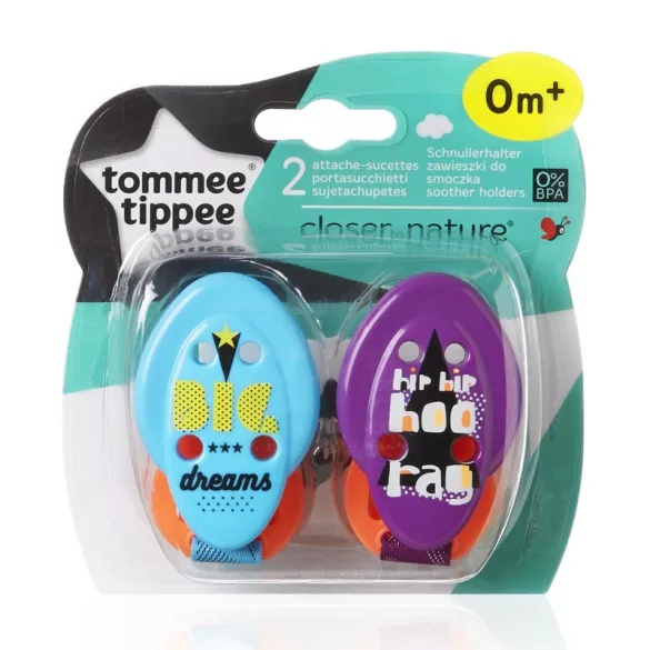 Tommee Tippee klips na cumlík (2ks)