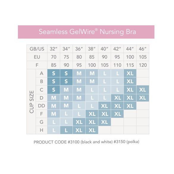 Carriwell dojčenská podprsenka  s gélovou kosticou čierna M