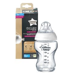   Tommee Tippee Closer To Nature sklenená dojčenská fľaštička 250ml