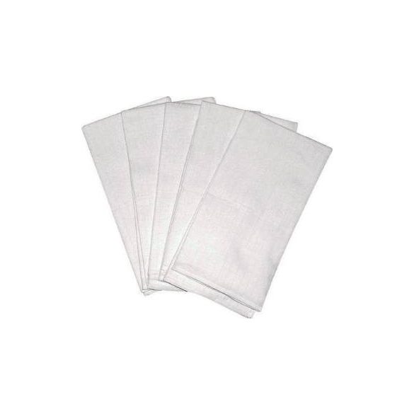 Scamp látkové biele plienky 70x70 cm - 5 ks