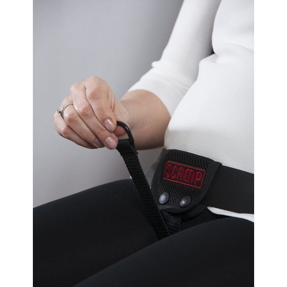 Scamp bezpečnostný pás pre tehotné - čierný