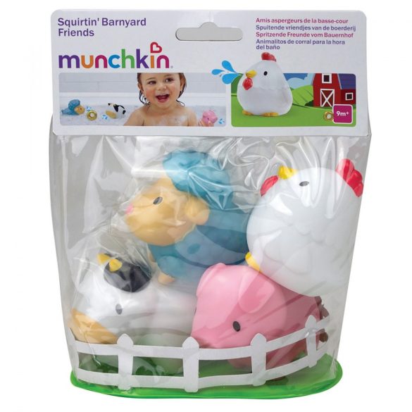 Munchkin hračka do kúpeľa - Farma (4ks)