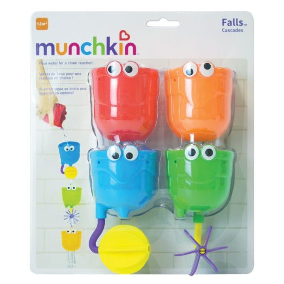 Munchkin hračka do kúpeľa - Falls™ / Poháre na prísavku