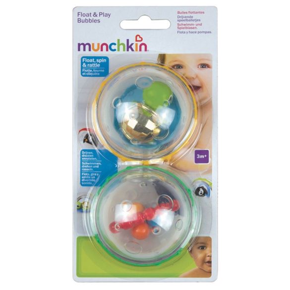 Munchkin hračka do kúpeľa - Float & Play Bubbles / hra s bublinami (2ks)