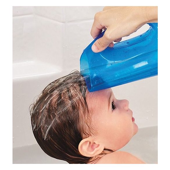 Munchkin silikónový džbán umývanie vlasov - modrá alebo ružová 