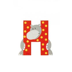 Sevi drevené písmenko - H - Hroch hnedé