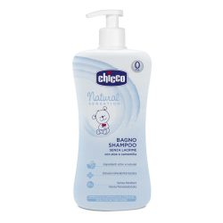   Chicco Natural Sensation Jemný šampón na telo a vlasy s dávkovačom - Žiadne slzy 500ml