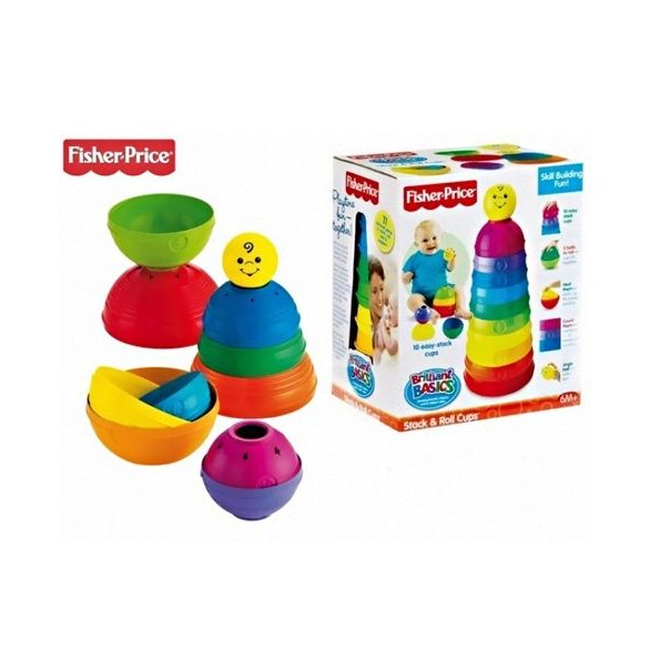 Fisher Price Farebná šálkopyramída