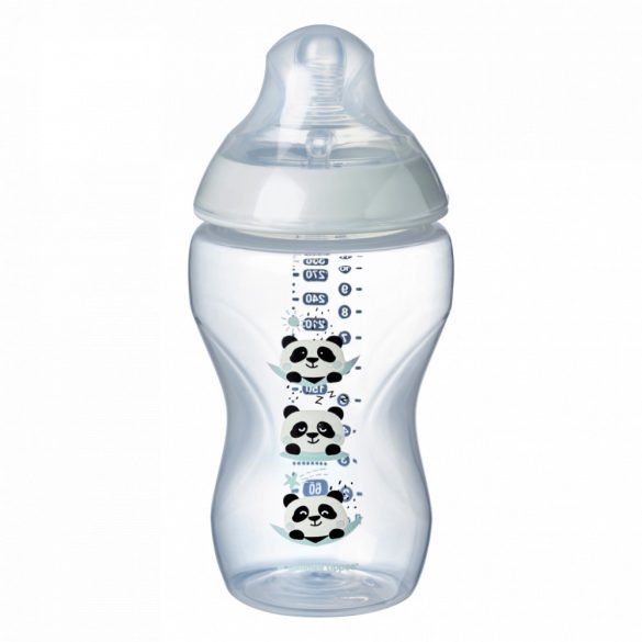 Tommee Tippee Closer To Nature dojčenská fľaša bez BPA 340ml panda