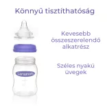 Lansinoh sklenená dojčenská fľaša 160ml