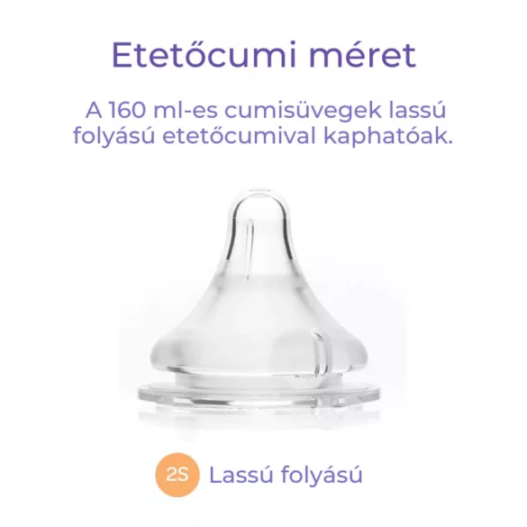 Lansinoh sklenená dojčenská fľaša 160ml