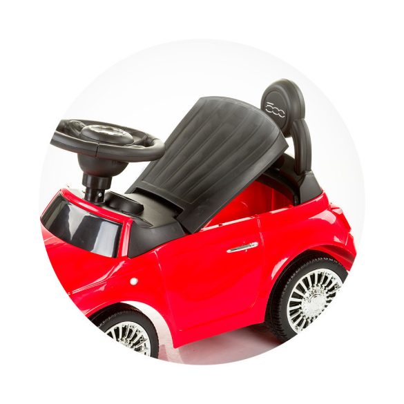 Chipolino Fiat 500 detské vozítko - red