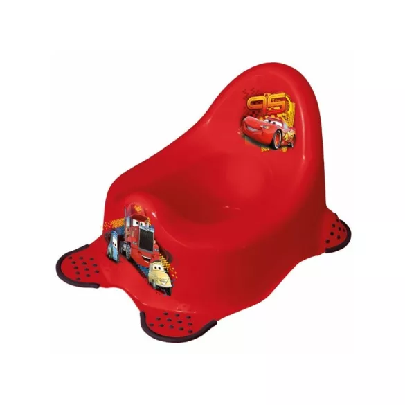 Lorelli Disney Anatomicky tvarovaný nočník - Autá / červený