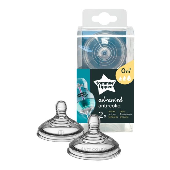 Tommee Tippee náhradný cumlík s variabilným prietokom Anticolic plus 