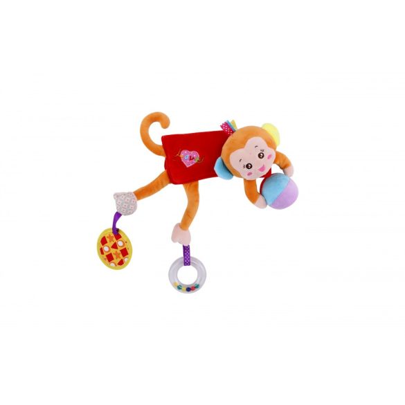 Lorelli Toys plyšová hračka do kočíka - opica