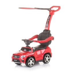   Chipolino Mercedes Benz GL63 AMG detské autíčko so strieškou a s vodiacou tyčou - red