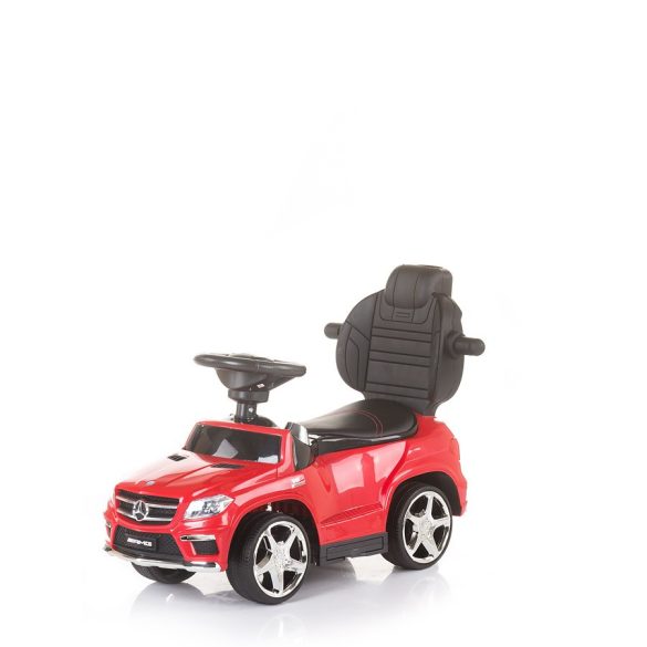 Chipolino Mercedes Benz GL63 AMG detské autíčko so strieškou a s vodiacou tyčou - red