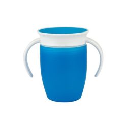   Munchkin Miracle nepretekavý hrnček 360° s úchytkom 200ml - modrý