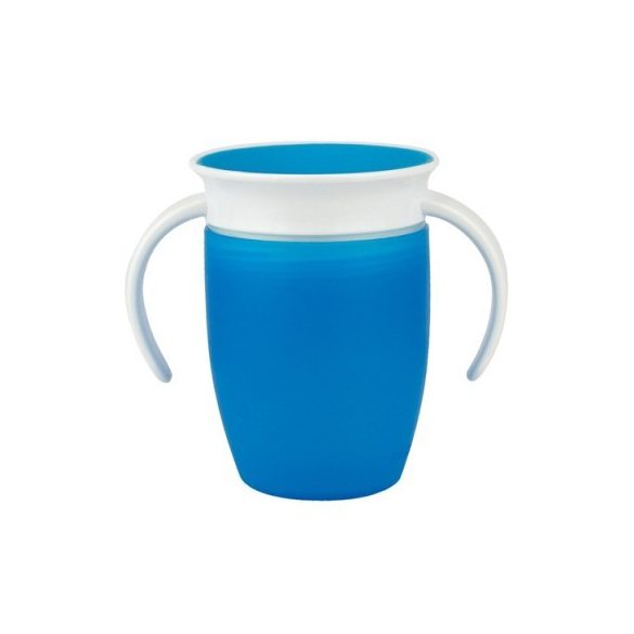 Munchkin Miracle nepretekavý hrnček 360° s úchytkom 200ml - modrý
