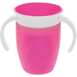 Munchkin Miracle 360 hrnček s úchytkom 200ml - pink