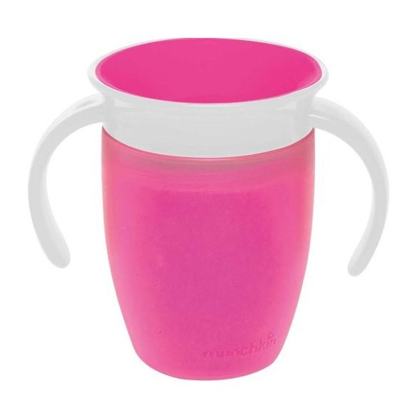 Munchkin Miracle 360 hrnček s úchytkom 200ml - pink