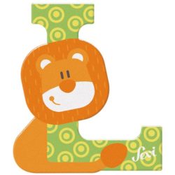 Sevi drevené písmenko - L - Lev zelené