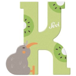 Sevi drevené písmenko - K - Kiwi zelené
