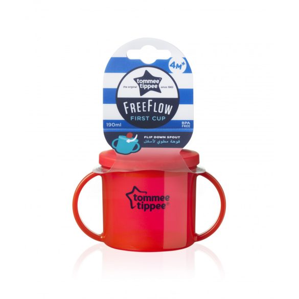 Tommee Tippee FreeFlow First Cup hrnček 190ml 4mes+