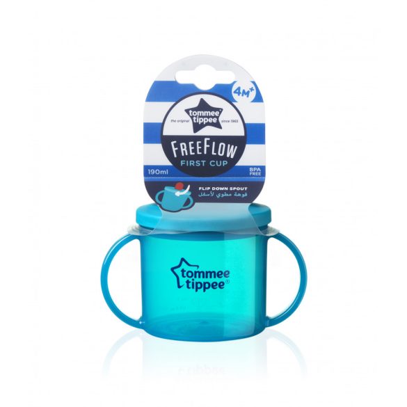 Tommee Tippee FreeFlow First Cup hrnček 190ml 4mes+