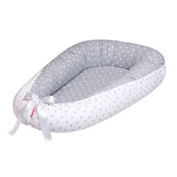 Scamp hniezdo malé srdiečká - bielo/sivé