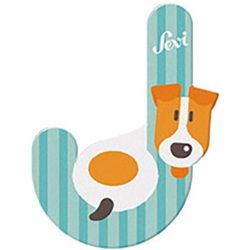 Sevi drevené písmenko - J - Jack Russel tyrkyz