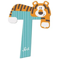 Sevi drevené písmenko - T - Tiger, tyrkysové