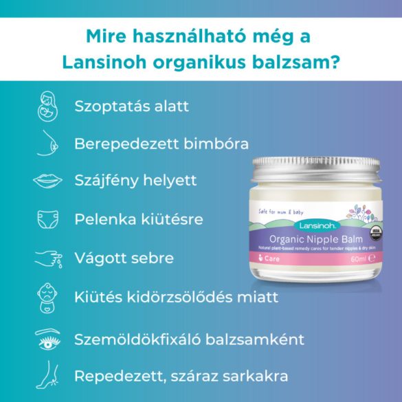 Lansinoh Organický balzam na bradavky 60ml