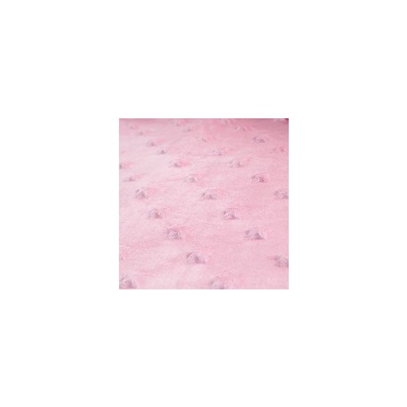 Scamp Minky prikrývka 75*100cm Pink sivé srdiečka