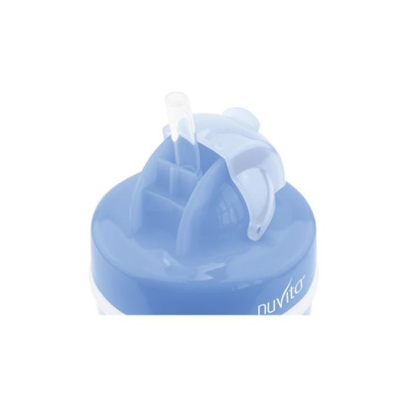 Nuvita termohrnček so slamkou - blue - 1436