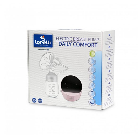 Lorelli Daily comfort elektrická odsávačka mlieka - pink