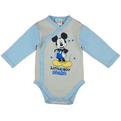  Asti Disney Mickey body s dlhým rukávom - melír/modré  68