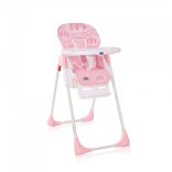 Lorelli Cryspi multifunkčná jedálenská stolička - Pink Hearts 2021