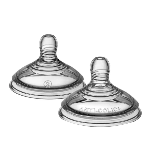 Tommee Tippee náhradné cumlíky C2N ANTI-COLIC plus stredný prietok 3mes+