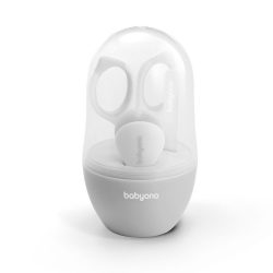 BabyOno manikúrna sada v púzdre - sivá