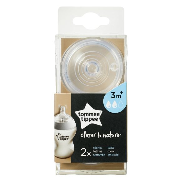 Tommee Tippee náhradný cumlík - stredný prietok (2ks) 