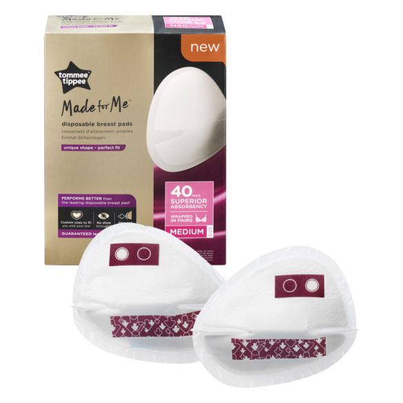 Tommee Tippee Made for Me vložky do podprsenky 40ks veľ. M 
