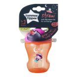 Tommee Tippee Straw Cup netečúci hrnček so slamkou dievča 230ml