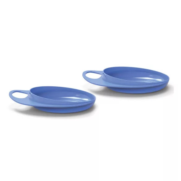 Nuvita EasyEating miska 2ks - blue - 8451