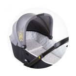 Chipolino penový matrac do hlbokej vaničky - set  - Beige Stars