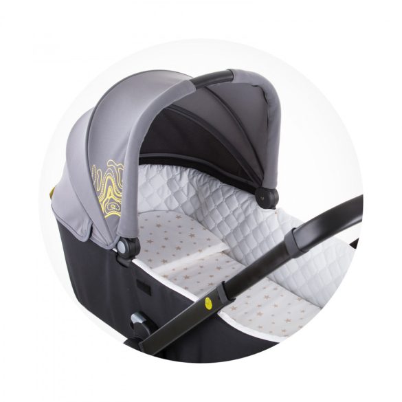 Chipolino penový matrac do hlbokej vaničky - set  - Beige Stars